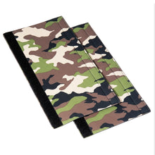 Lade das Bild in den Galerie-Viewer, Neopren Klett-Gabelschützer lang flecktarn / camouflage + schwarz 43-50 mm-endurocult