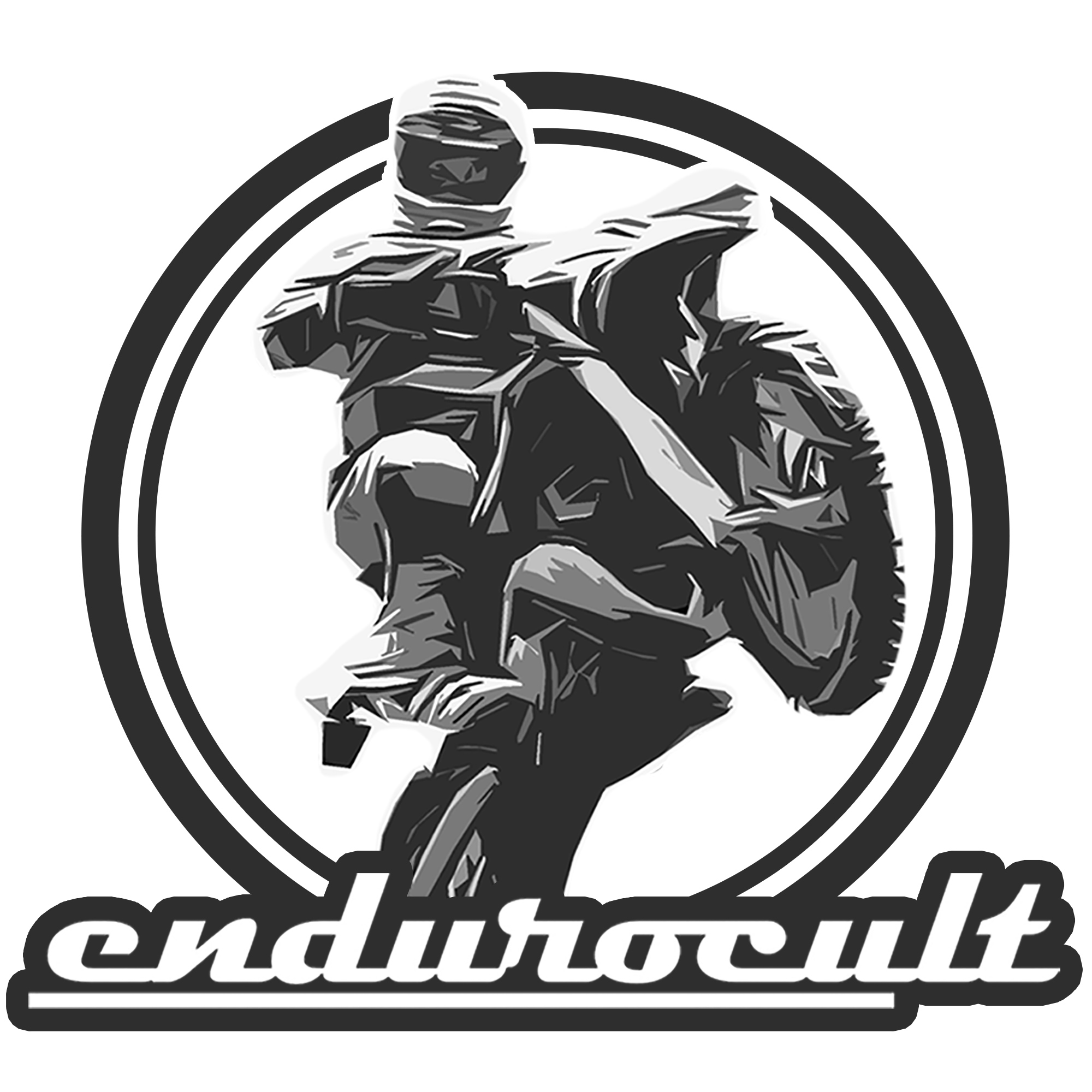 endurocult - Protezioni per forcella in neoprene con velcro lungo blu, 39-45 mm