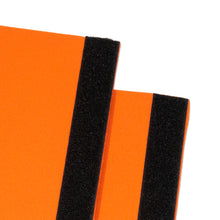 Lade das Bild in den Galerie-Viewer, Neopren Klett-Gabelschützer kurz orange 39-45 mm-endurocult
